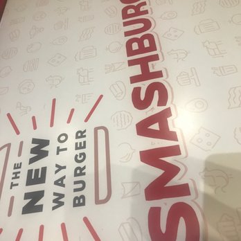 Smashburger - It says it on the table we are sitting at! - Burgers Near Me - Valley Center, California Smashburger - It says it on the table we are sitting at! - Burgers Near Me - Valley Center, California