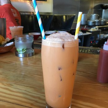 Mecha Noodle Bar - Thai iced tea! - Ramen Near Me - Fairfield, Connecticut