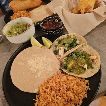 Chuponcito - Shrimp Tacos with Beans and Rice. - Mexican Near Me - Aliso Viejo, California