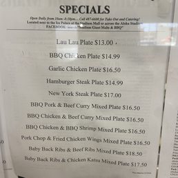 Menu June 2026 Menu June 2026