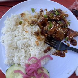 Teriyaki chicken plate