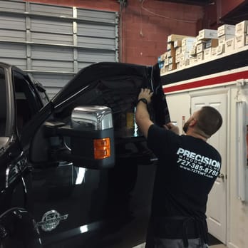 Precision Window Films - Tinting the F250 Beast - Home Window Tinting Near Me - Palm Harbor, Florida