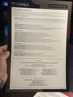 Menu photo 4 P.F. Chang's West NY, NJ