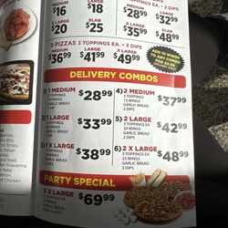 Menu third page
