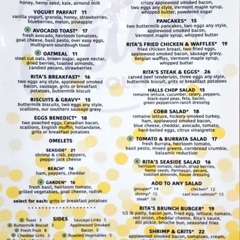 Rita's Seaside Grille - Menu October 2025 - Seafood Near Me - Folly Beach, South Carolina Rita's Seaside Grille - Menu October 2025 - Seafood Near Me - Folly Beach, South Carolina