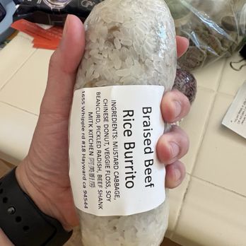 MITK Kitchen - Size comparison to my hand - Taiwanese Near Me - Hayward, California