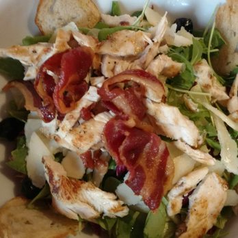 Rossopomodoro - Chicken and bacon Cesar salad- it's pretty good - Napoletana Near Me - Venezia, VE Rossopomodoro - Chicken and bacon Cesar salad- it's pretty good - Napoletana Near Me - Venezia, VE