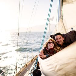 Alchemy Sailing Adventures - Sometime life just begs for some downwind hammock fun after a weekend at the Island.