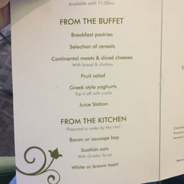 Complimentary items