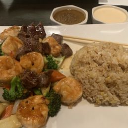 Hibachi Filet Mignon and shrimp dinner Hibachi Filet Mignon and shrimp dinner