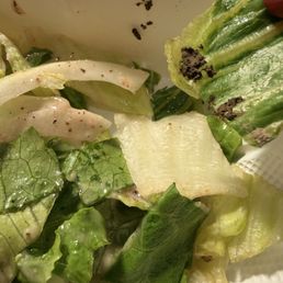 Dirt in my salad.. so gross Dirt in my salad.. so gross
