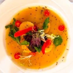 Twelve Oaks Restaurant & Tavern - Scallops with honey lavender sauce