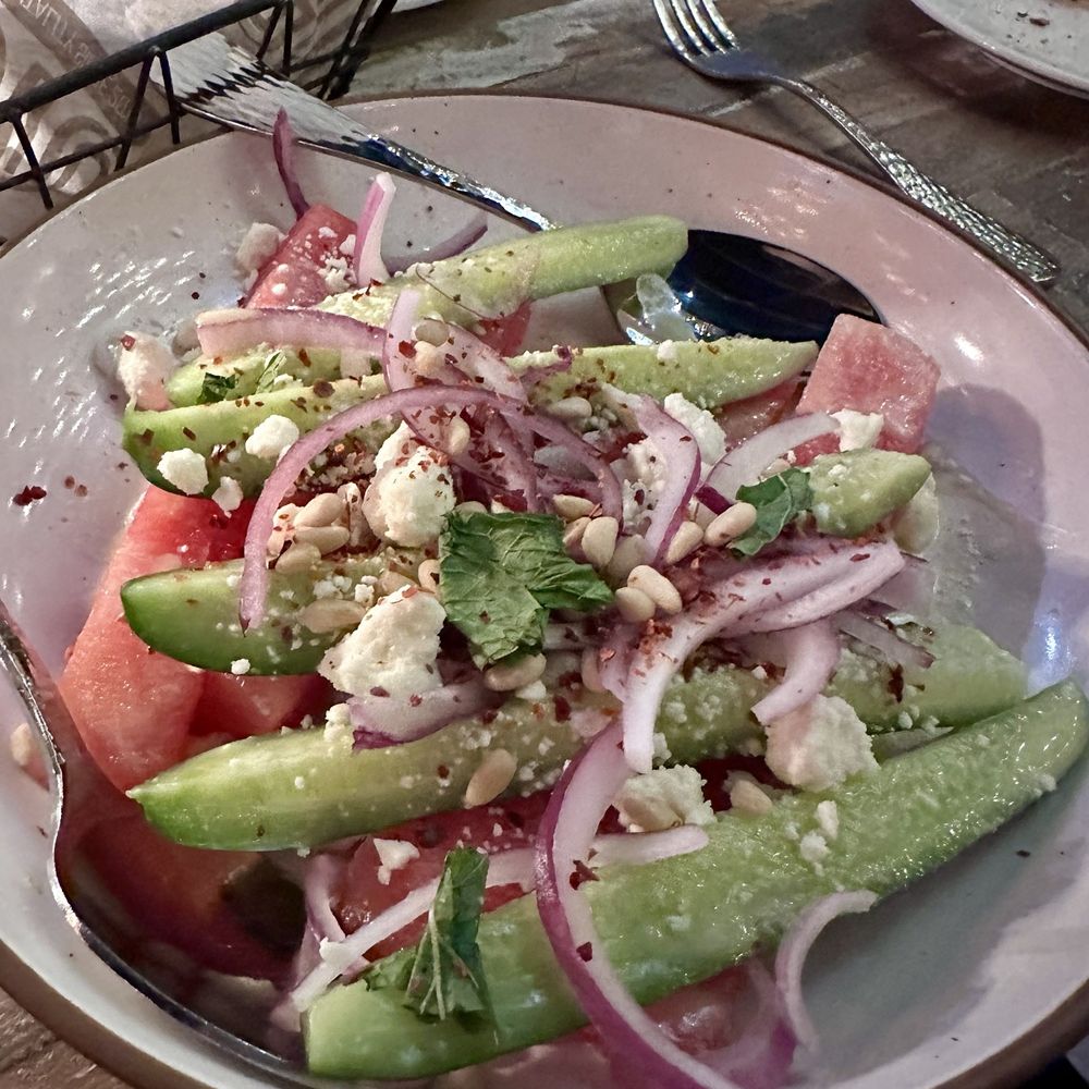 618 - Watermelon cucumber salad - New American Near Me - Freehold Borough, New Jersey
