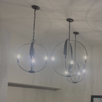 TLM Construction - Three chandeliers - Electricians Near Me TLM Construction - Three chandeliers - Electricians Near Me