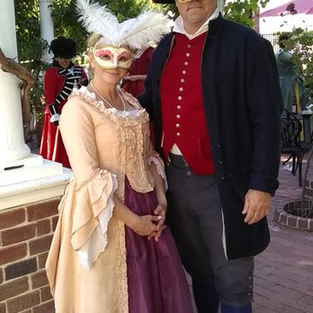 Riley's Farm - My wife and I at Riley's Farm colonial masquerade party. - Fruits & Veggies Near Me - Oak Glen, California