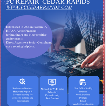PC Repair Cedar Rapids - IT Services & Computer Repair Near Me PC Repair Cedar Rapids - IT Services & Computer Repair Near Me