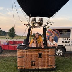 Old World Balloonery - That basket is as safe as you please.