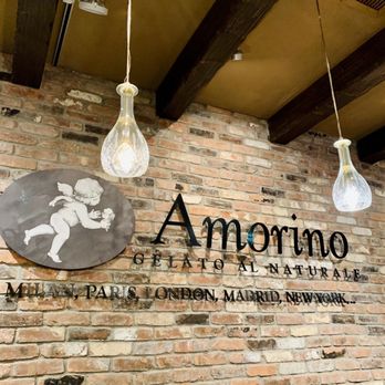 Amorino Gelato - Sign - Ice Cream & Frozen Yogurt Near Me - Boston, Massachusetts