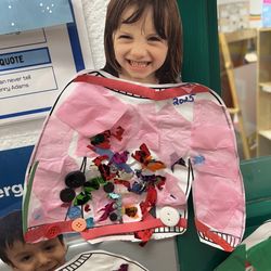 Creative Kids - Torrey Pines - Art project for her Grandfather