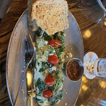 Bosscat Kitchen & Libations - Veg omlette - New American Near Me - Woodlands, Texas Bosscat Kitchen & Libations - Veg omlette - New American Near Me - Woodlands, Texas