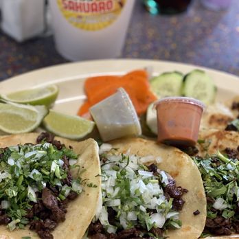 Tacos Sahuaro - three tacoss on a plate - Tacos Near Me - Phoenix, Arizona Tacos Sahuaro - three tacoss on a plate - Tacos Near Me - Phoenix, Arizona