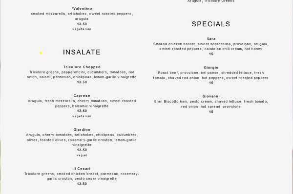 Menu photo 1 ALIDORO New York, NY
