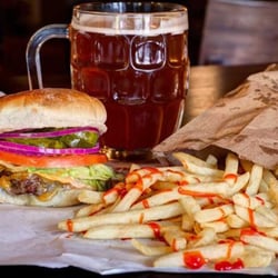 Maverick Marketplace - Thick and Juicy burger made fresh everyday.
