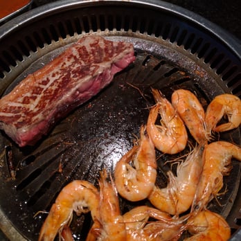 Iron Age - Menu A: Ribeye and shrimp - Korean Near Me - Centreville, Virginia Iron Age - Menu A: Ribeye and shrimp - Korean Near Me - Centreville, Virginia