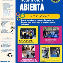Watts Learning Center - Incripciones Abiertas