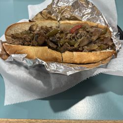 Milo House of Pizza - Small steak bomb with provolone cheese.