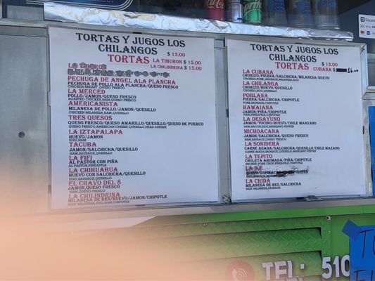 tortas y jugos los chilangos by null