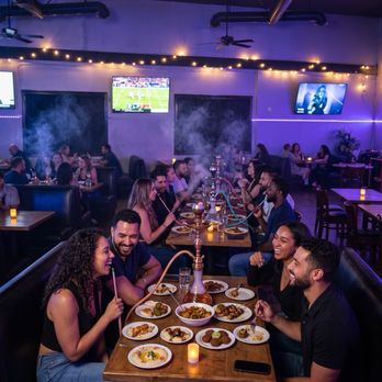Pyramido Hookah Lounge - People celebrating inside the lounge - Hookah Bars Near Me - North Hollywood, California Pyramido Hookah Lounge - People celebrating inside the lounge - Hookah Bars Near Me - North Hollywood, California