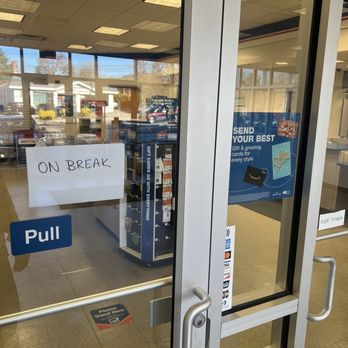 US Post Office - On break sign. No time they left or will be back. - Post Offices Near Me - West Orange, New Jersey US Post Office - On break sign. No time they left or will be back. - Post Offices Near Me - West Orange, New Jersey