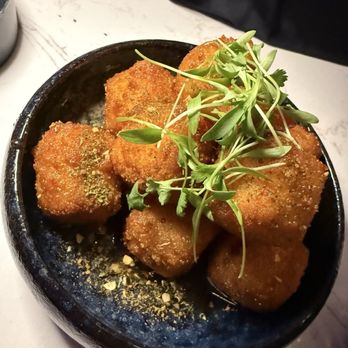 Bar Helios - fried cheese sweet and savory with a honey sauce - Seafood Near Me - Orlando, Florida