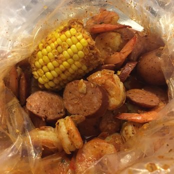 Shaking Crab - Shrimp and added sausage. You have to pay extra to add the sausage in but ITS WORTH IT!!! - Cajun/Creole Near Me - Virginia Beach, Virginia