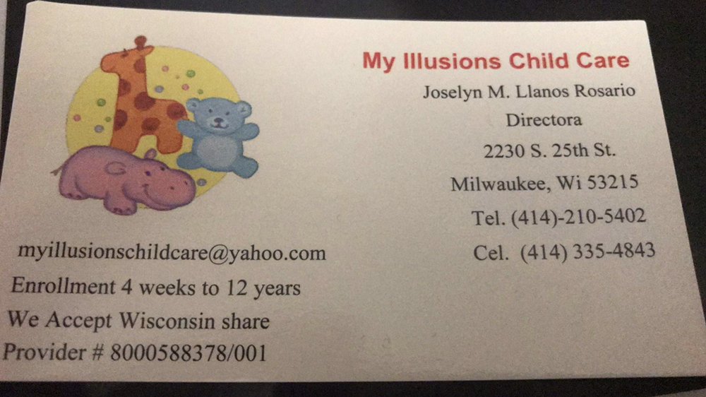 My Illusions Child Care - childcare center in Milwaukee, WI