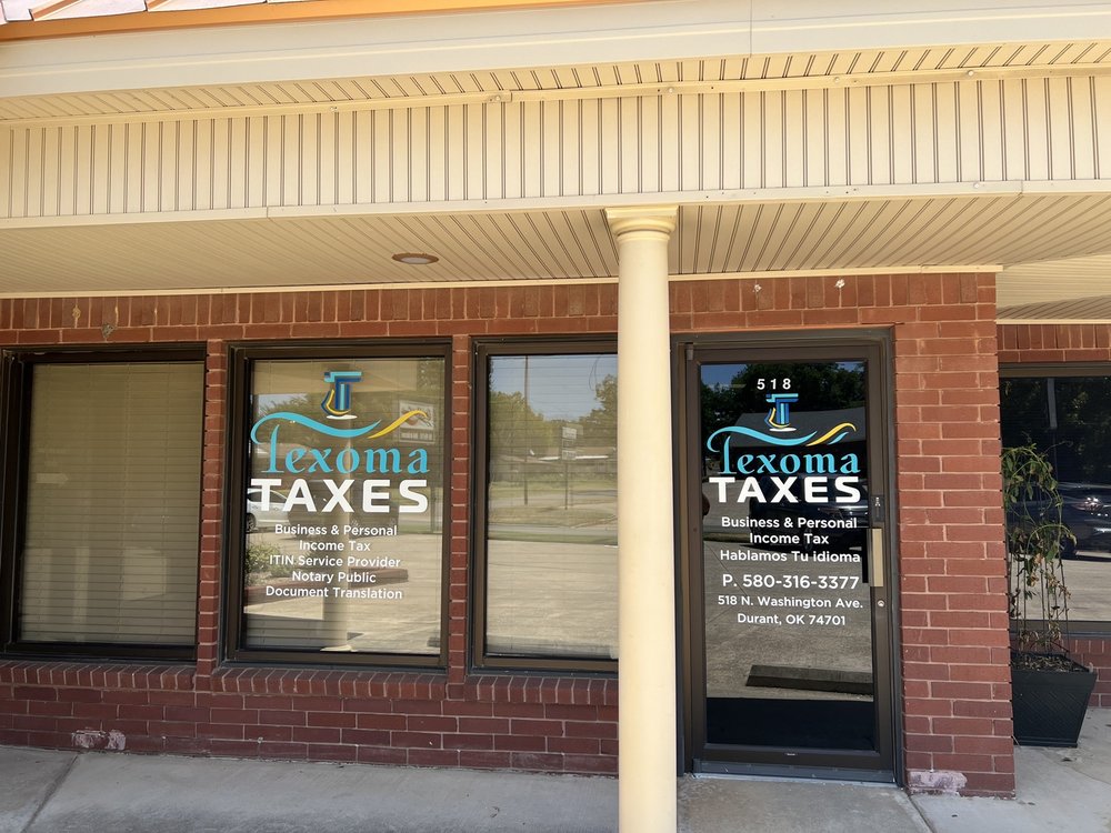 TEXOMA TAXES Updated August 2024 518 N Washington Ave, Durant