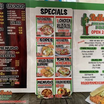 Rolbertos mexican Food - Menu - Mexican Near Me - Mountain Home, Idaho Rolbertos mexican Food - Menu - Mexican Near Me - Mountain Home, Idaho