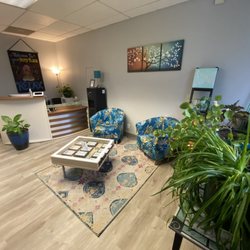 Lemon Drop Skin Care & Massage - Our lobby. We love plants