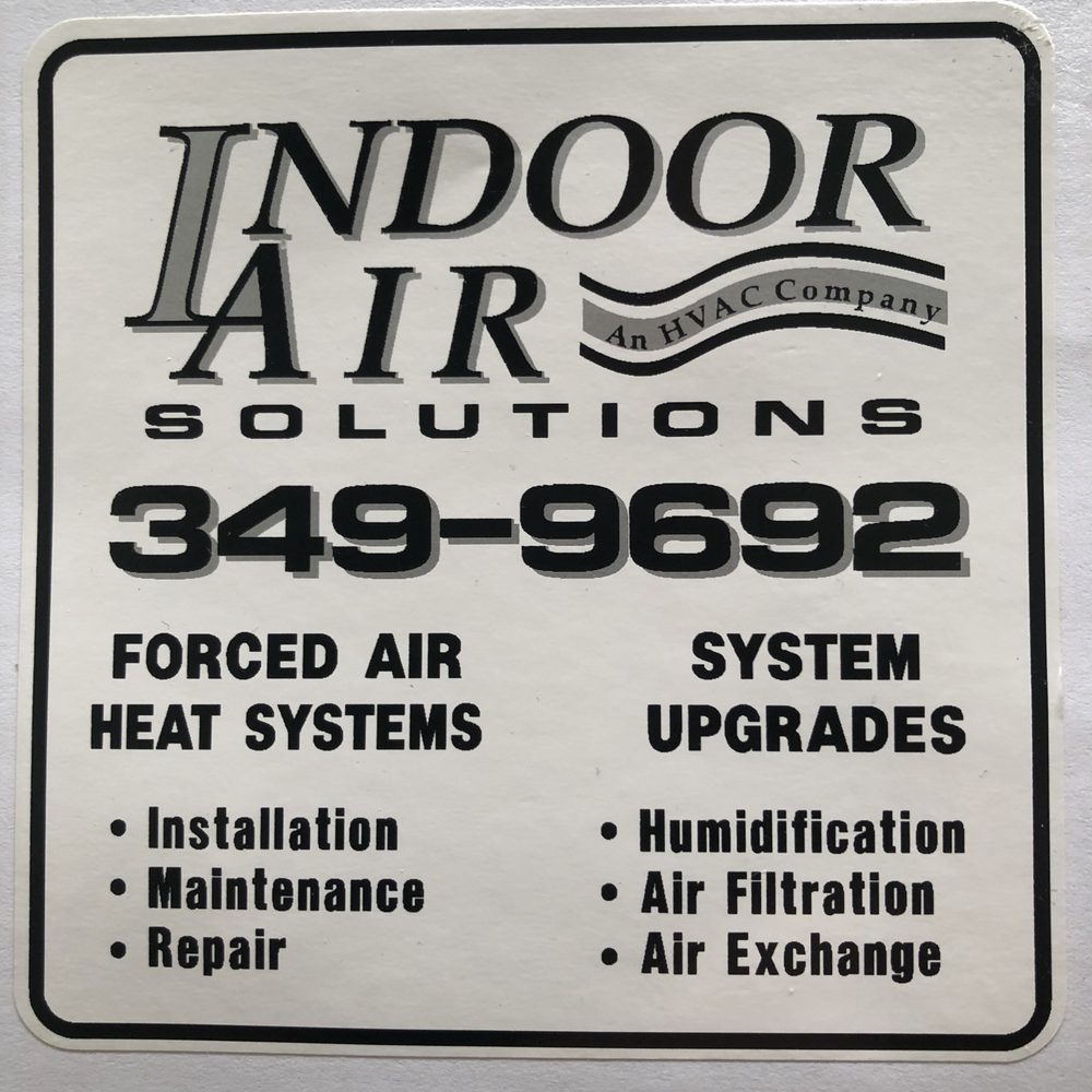 INDOOR AIR SOLUTIONS Updated June 2024 Anchorage, Alaska Heating