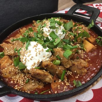 Street Cafe - Shakshuka with chicken, minus the egg - Egyptian Near Me - Lakeland, Florida Street Cafe - Shakshuka with chicken, minus the egg - Egyptian Near Me - Lakeland, Florida