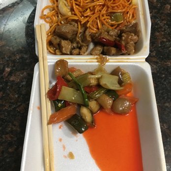 SD Chinatown - two take out containers with noodles and vegetables - Chinese Near Me - Norco, California