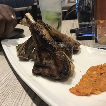 The Shores Restaurant - Lamb chop lollipop seared to perfection. - New American Near Me - Oxnard, California The Shores Restaurant - Lamb chop lollipop seared to perfection. - New American Near Me - Oxnard, California