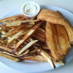 Riverview Restaurant - Fish dinner special with fresh cut fries