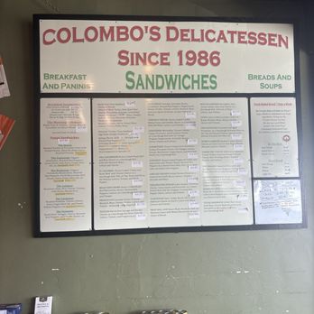 Colombo's Delicatessen - Menu - Delis Near Me - Pacifica, California