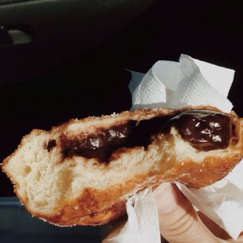 Leonard's Bakery - Chocolate malasada puff - Bakeries Near Me - Honolulu, Hawaii