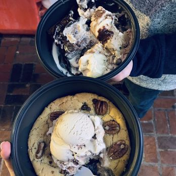 Mattheessen's - Pecan cookie and brownie with toppings. - Desserts Near Me - Nashville, Tennessee Mattheessen's - Pecan cookie and brownie with toppings. - Desserts Near Me - Nashville, Tennessee
