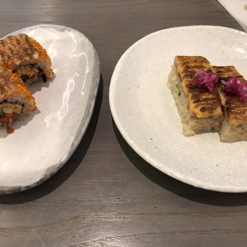 TORA - Aburi Toro Roll and Aburi albacorne oishi - Japanese Near Me - Toronto, Ontario