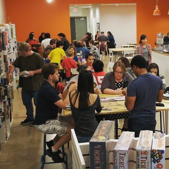 Tabletop Game Cafe - a large group of people in a library - Coffee & Tea Near Me - Columbus, Ohio Tabletop Game Cafe - a large group of people in a library - Coffee & Tea Near Me - Columbus, Ohio
