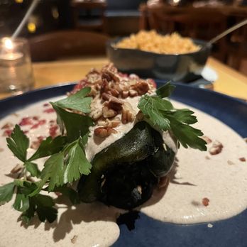 Mayahuel - Poblano stuffed with pork (another view) - Mexican Near Me - Astoria, New York
